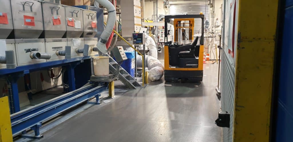 Vue d'un atelier de production